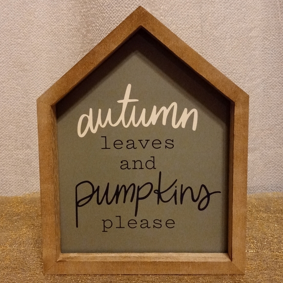 Interchangeable & Reversible Fall House Sign Set - Picture 5 of 11